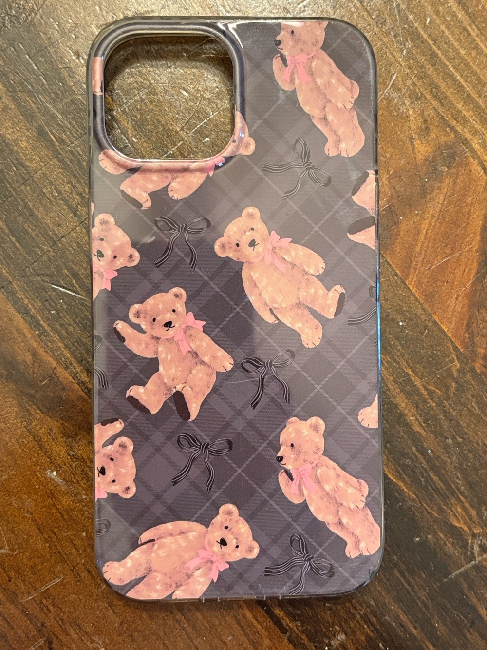 MVMT for IPhone 15/14/13 Black Case w/ Teddy Bears
